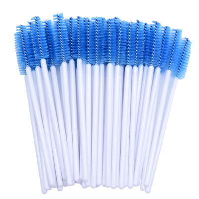 Kekelala 50/25 tk Värvilised mikroripsmeripsmetušš Wands Fake Lash Spoolies Mini kammiharja aplikaatorid ilumeigi tööriistad