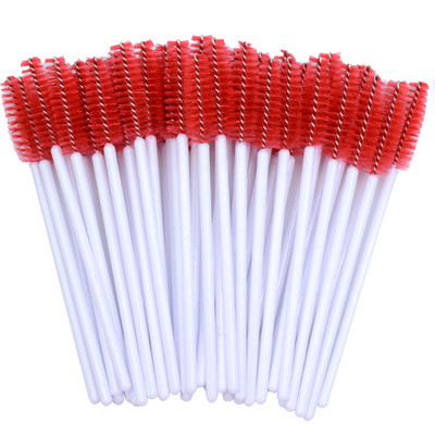 Kekelala 50/25 tk Värvilised mikroripsmeripsmetušš Wands Fake Lash Spoolies Mini kammiharja aplikaatorid ilumeigi tööriistad