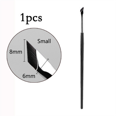 Četkica za olovku za oči s velikom oštricom Ultra tanka, finog kuta, ravna četkica za obrve Ispod očiju Četkica za šminkanje mjesta Kistovi za precizne detalje
