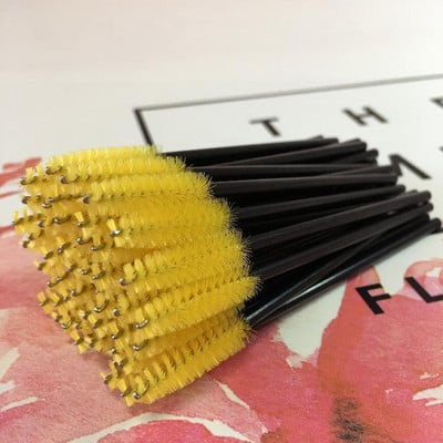 Nové 50 ks štetcov na líčenie, mihalnice, jednorazové maskary, aplikátory, mihalnice, kozmetické štetce, manikúra na líčenie