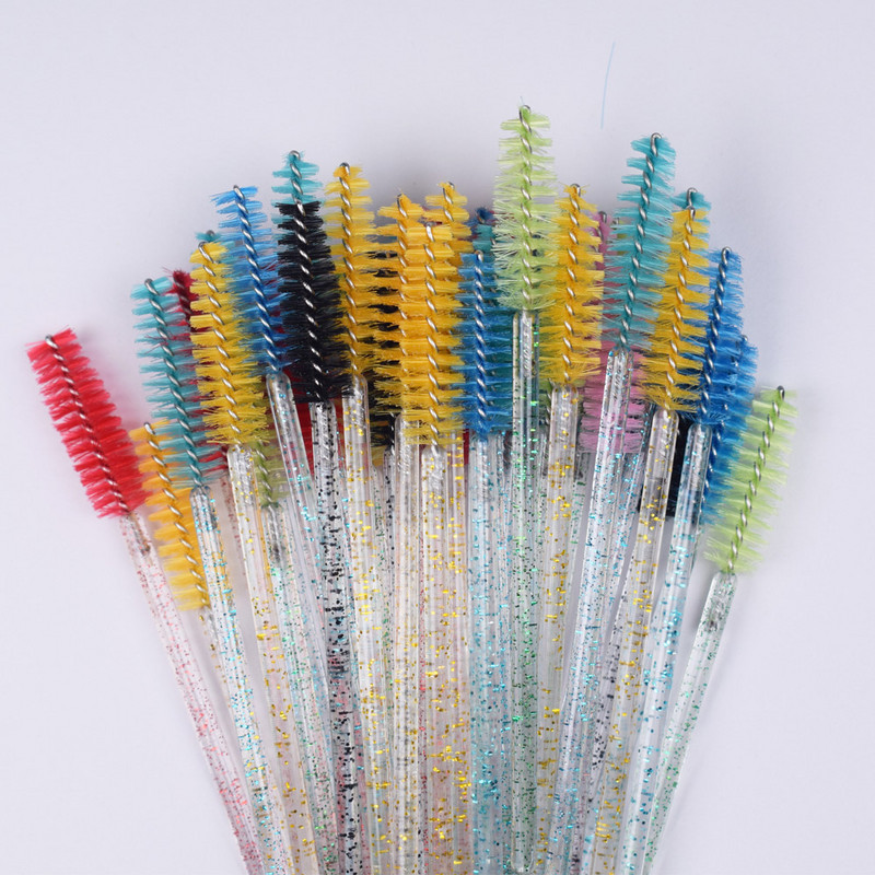 5/50 kom. Četkice za trepavice Četkice za šminkanje Jednokratni štapići za maskaru Aplikatori Navoji za trepavice Kozmetičke četkice Alati za šminkanje