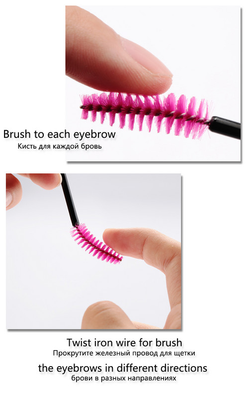 Skropstu birstes grima birstes vienreizējās lietošanas skropstu tušu nūjiņas Aplikators Spolers Eye Lashes Kosmētikas birstītes aplauzuma rīki rūpnīcas cena