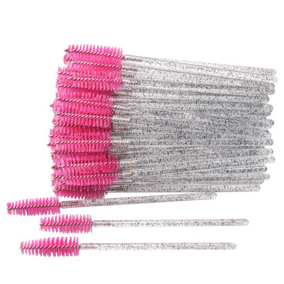 50/100 buc Perie de unica folosinta pentru gene Pieptene pentru gene Extensie Baghete de rimel Perii de machiaj Instrumente profesionale de frumusete