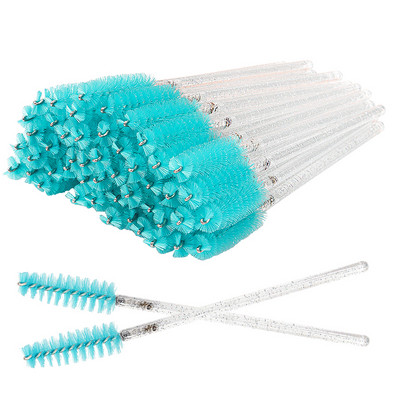 50/100 buc Perie de unica folosinta pentru gene Pieptene pentru gene Extensie Baghete de rimel Perii de machiaj Instrumente profesionale de frumusete