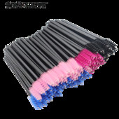 50 komada jednokratne mikro četkice za trepavice Češalj za obrve Mini maskara štapić aplikator mikročetkice pribor za nadogradnju trepavica Alati za šminkanje