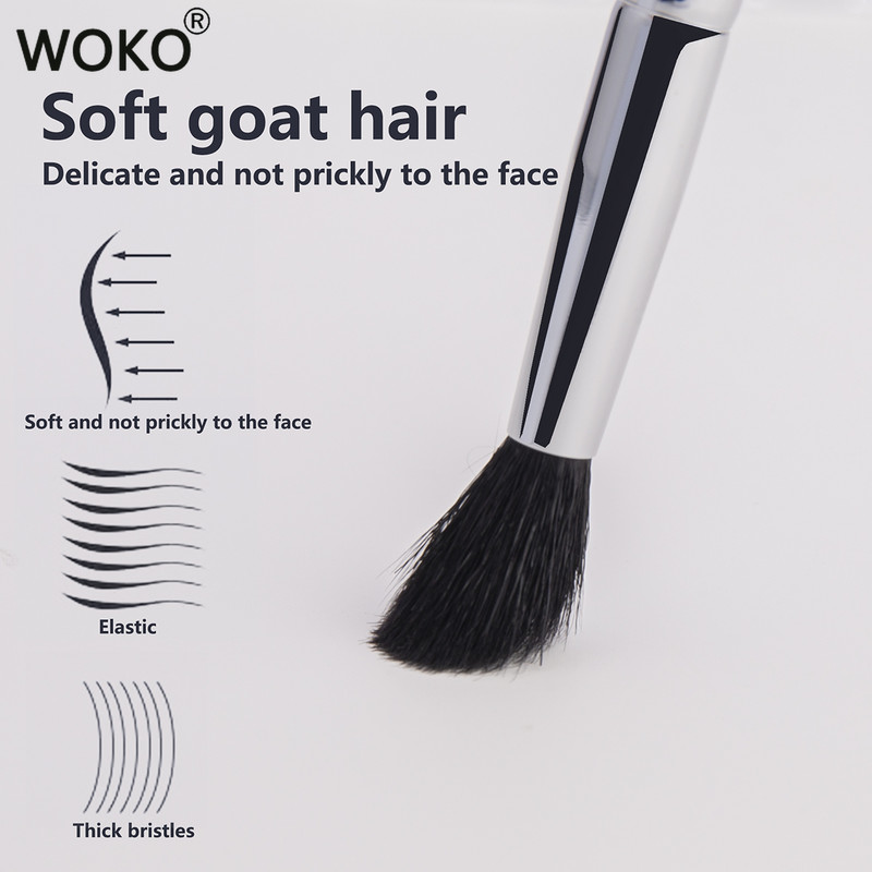 224 Crease Brush Eye Shadow Crease Blending Aplauzuma otas Augstas kvalitātes liesmas formas kazas mati acu ēnas rievu veidošanas rīks