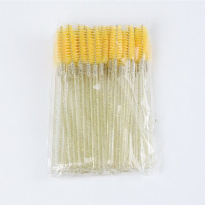 CNKESS 50gb vienreizējās skropstu birstes pieaudzējošas kristāla uzacu birstītes skropstu tuša zizlis acu skropstas kosmētiskais instrumentu komplekts grims skaistums