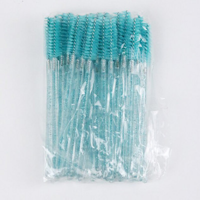 CNKESS 50gb vienreizējās skropstu birstes pieaudzējošas kristāla uzacu birstītes skropstu tuša zizlis acu skropstas kosmētiskais instrumentu komplekts grims skaistums