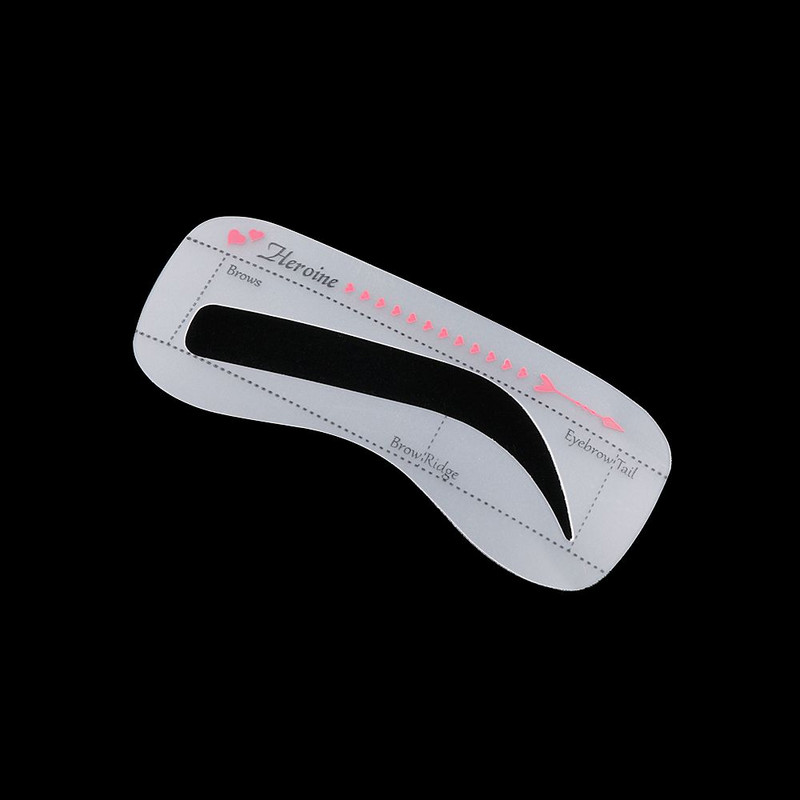 10 buc. Carduri pentru sprâncene pentru femei, reutilizabile, de înaltă durabilitate, șablon pentru modelarea ochilor, instrumente de machiaj pentru ochi, autocolante, modă, vânzare la cald