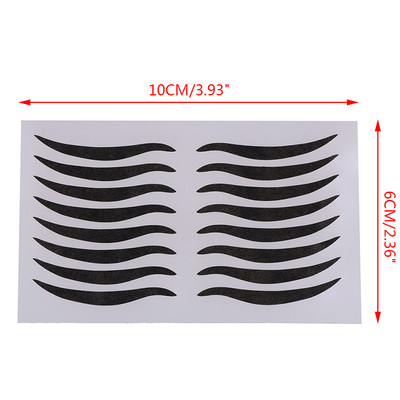 Karstā izpārdošana 1 loksnes melnu acu uzlīme, melna plakstiņu rīki Acu zīmulis Tape Skaistums Acu zīmulis uzlīme grima rīks