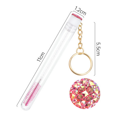 Atkārtoti lietojama skropstu birstes caurule Acu skropstu birste Uzacu birste Sveķu urbis Maināmas skropstu tušas birstes Putekļu necaurlaidīgas