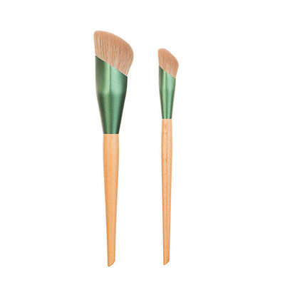 Karsyngirl 2Pcs Foundation Makeup Brush Oblique Head Liquid Foundation Concealer Blending Šepečiai Veido kontūro grožio priemonė