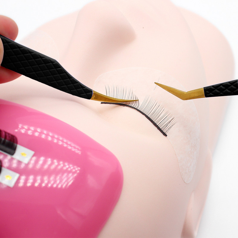 Skropstu pincete melna nerūsējošā tērauda Supercieta Precīzijas Antistatiskā Pincete Skropstu pieaudzēšana Skropstu pieaudzēšanas piederumi Aplauzuma rīki