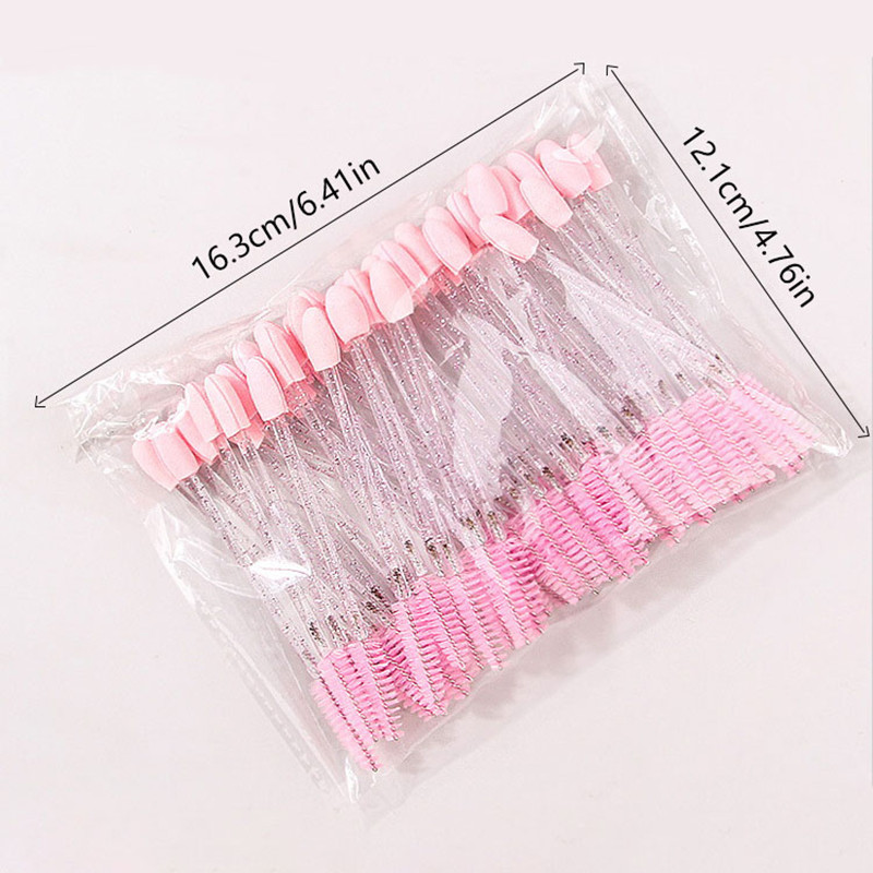 Četkice za trepavice s dvostrukom glavom Četkice za šminku Štapići za jednokratnu maskaru Aplikator Spoileri Trepavice Kozmetičke četkice Alati za šminkanje