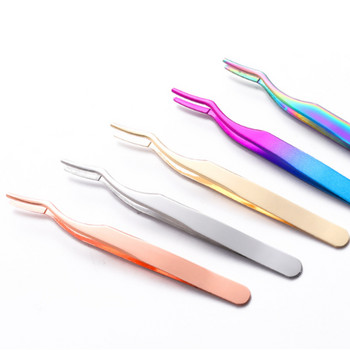 Tweezers Eyelash Lash Applicator Extension Supplies Εργαλεία μακιγιάζ από ανοξείδωτο χάλυβα Eyelash Extension Tweezers Lash Tweezer