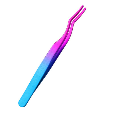 Skropstu pincetes skropstu aplikators pieaudzēšanas piederumi grima rīki nerūsējošā tērauda uzacu pieaudzēšanas pincetes skropstu pincete