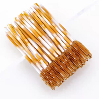 Jauns skropstu pieaudzēšanas vienreizējās lietošanas uzacis 5/50 gabalu otu skropstu tušas stick aplikators Reel Skropstas aplauzums birste grima rīks