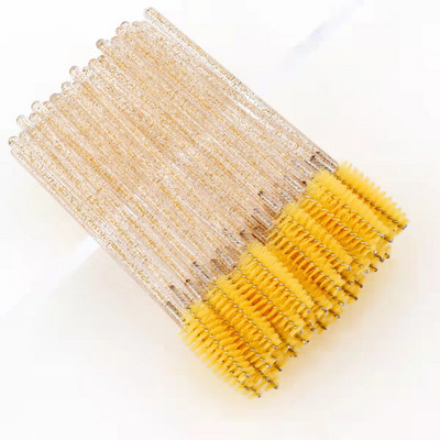 Jauns skropstu pieaudzēšanas vienreizējās lietošanas uzacis 5/50 gabalu otu skropstu tušas stick aplikators Reel Skropstas aplauzums birste grima rīks