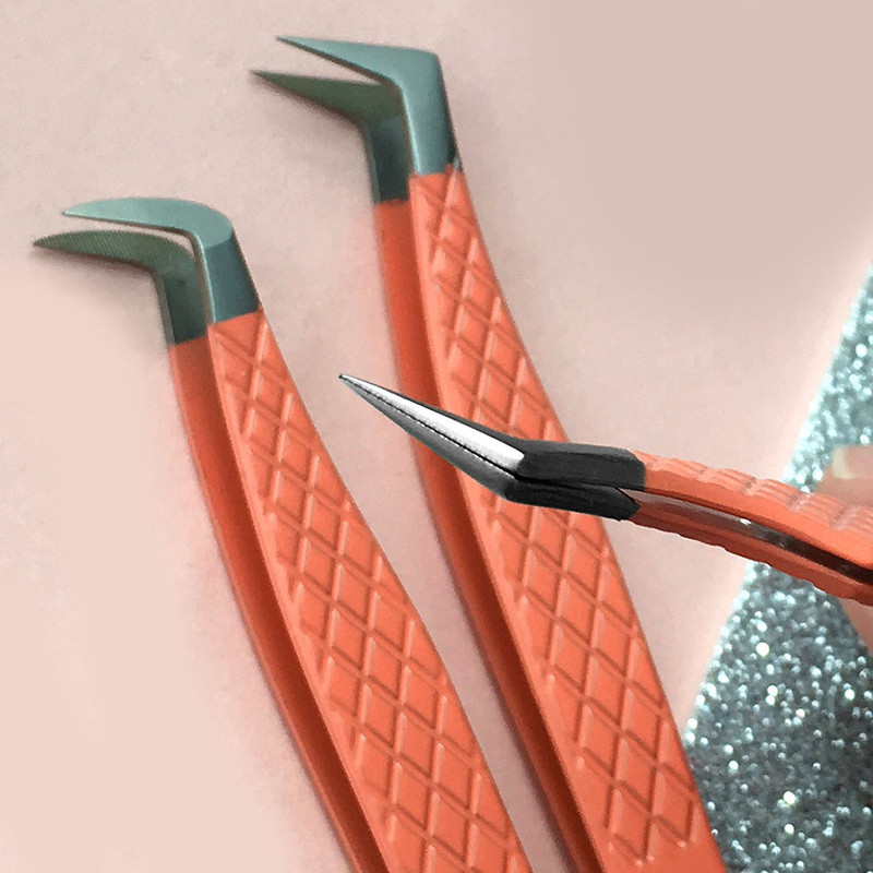 Ripsmepintsett Fiber Tip Grip 1tk Professionaalne ripsmepintsett volüümi ripsmete jaoks Meik Ripsmed Tööriistad Ripsmepikenduskomplekt