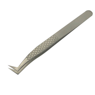 1Pcs Pinceta za trepavice Supertvrdi nehrđajući čelik Visokoprecizna antistatička pinceta za nadogradnju trepavica Alati za trepavice