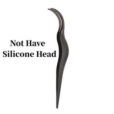 Pretty skropstu aplikatora rīks DIY skropstu pincetes Izliektas skropstu pincetes vienkāršai skropstu uzklāšanai un noņemšanai Rose Gold