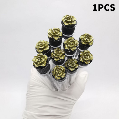 1kom višekratne cijevi četkica za trepavice Četkica za obrve Štapići za trepavice Zamjenjiva bušilica otporna na prašinu Ružičasto dno