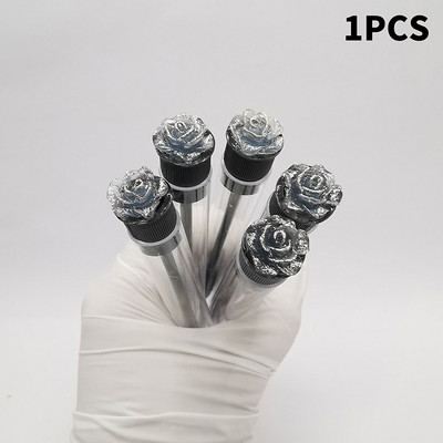 1kom višekratne cijevi četkica za trepavice Četkica za obrve Štapići za trepavice Zamjenjiva bušilica otporna na prašinu Ružičasto dno