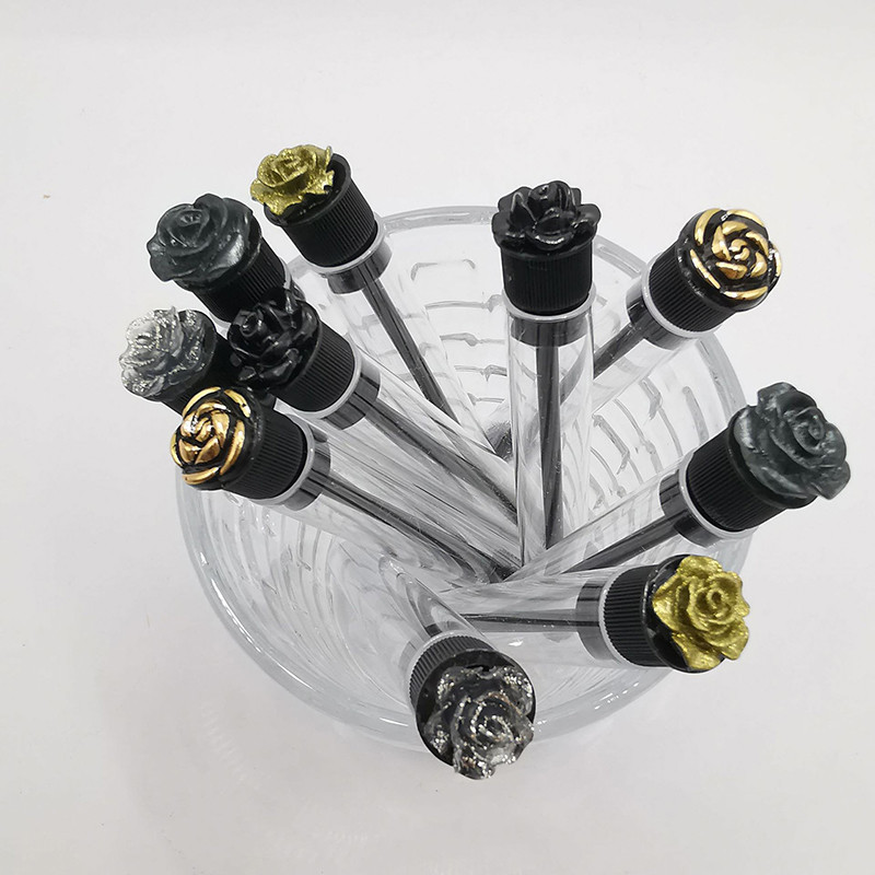 1kom višekratne cijevi četkica za trepavice Četkica za obrve Štapići za trepavice Zamjenjiva bušilica otporna na prašinu Ružičasto dno