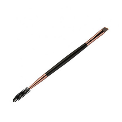 Profesionāla skropstu birste, ērta uzacu un skropstu veidošana ar diviem galiem Precīza skropstu uzlabošana Augstas kvalitātes skropstu birste