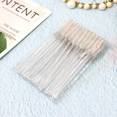 50 skropstu birstīšu komplekti skropstu ķemmēšanai ar dažādām funkcijām un krāsām