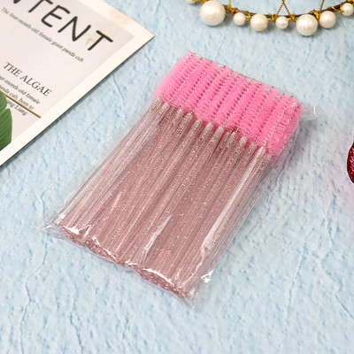 50 skropstu birstīšu komplekti skropstu ķemmēšanai ar dažādām funkcijām un krāsām