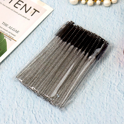 50 skropstu birstīšu komplekti skropstu ķemmēšanai ar dažādām funkcijām un krāsām