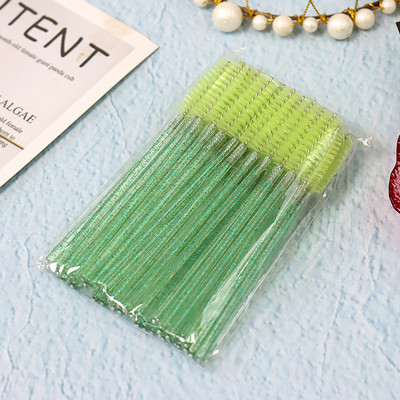 50 skropstu birstīšu komplekti skropstu ķemmēšanai ar dažādām funkcijām un krāsām