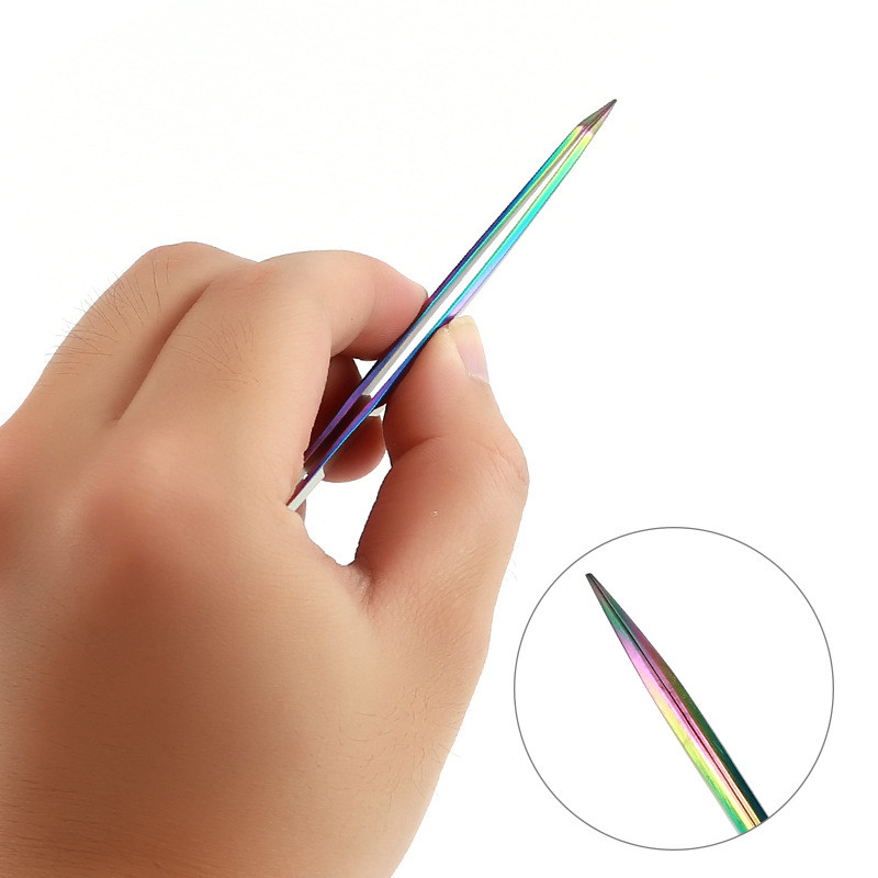 1gab. Nagu mākslas strass, pincete, pieaudzēšana, skropstas, pieaudzēšana, izliekta, taisna grima pincete, manikīra instrumenti