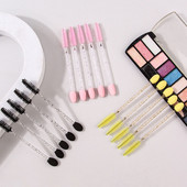 Divu galviņu skropstu birstes grima birstītes vienreizējās lietošanas skropstu tušu nūjiņas Aplikators Spoileri Skropstas Kosmētiskās birstītes grima rīki