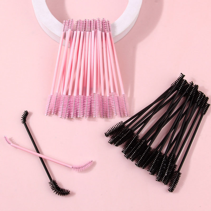 Divu galviņu skropstu birstes grima birstītes vienreizējās lietošanas skropstu tušu nūjiņas Aplikators Spoileri Skropstas Kosmētiskās birstītes grima rīki