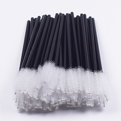 50/5 gab vienreizējās lietošanas aplauzums vates tampons Mini Individuālie skropstu aplikatori Skropstu birstes Skropstu pieaudzēšana Maquillaje grimam