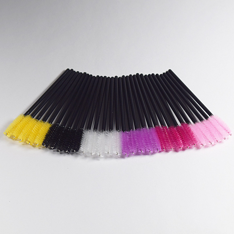 50/5 vnt vienkartinio makiažo vatos tamponas, mini individualus blakstienų aplikatorius Tušas šepetėliai Blakstienų priauginimas Maquillaje makiažui