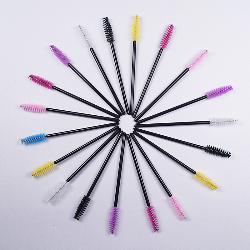 50/5 vnt vienkartinio makiažo vatos tamponas, mini individualus blakstienų aplikatorius Tušas šepetėliai Blakstienų priauginimas Maquillaje makiažui