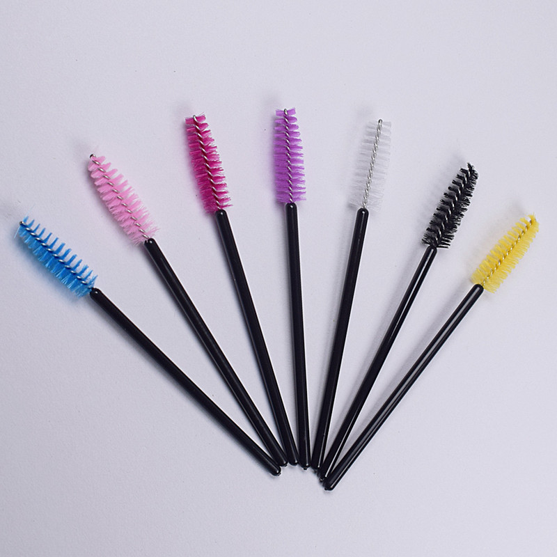 50/5 vnt vienkartinio makiažo vatos tamponas, mini individualus blakstienų aplikatorius Tušas šepetėliai Blakstienų priauginimas Maquillaje makiažui