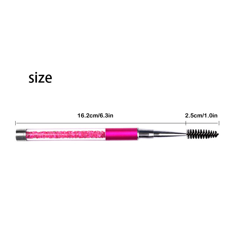 1 vnt. su dengiančiais blakstienų šepetėliais makiažo šepetėliais daugkartinio naudojimo blakstienų tušas, aplikatorius, blakstienos, kosmetinis šepetėlis, makiažo priemonė