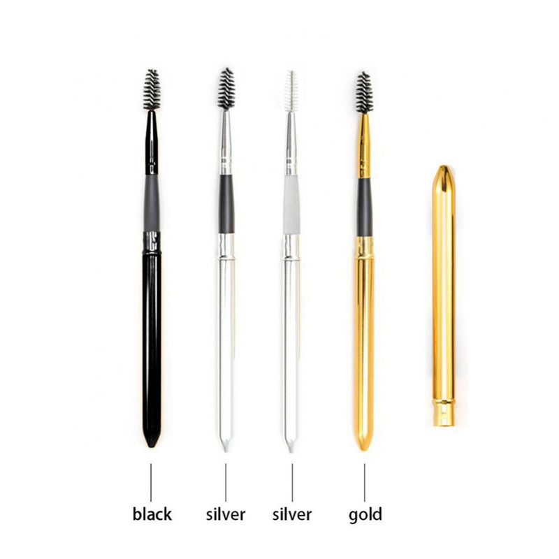 Ilgas stulpelis, gerai įsišaknijęs vandeniui atsparus šepetėlio korpusas, naudojamas blakstienų priežiūrai, 1 pakuotės spiralinis blakstienų rietėjimo įrankis, kurį lengva nešioti