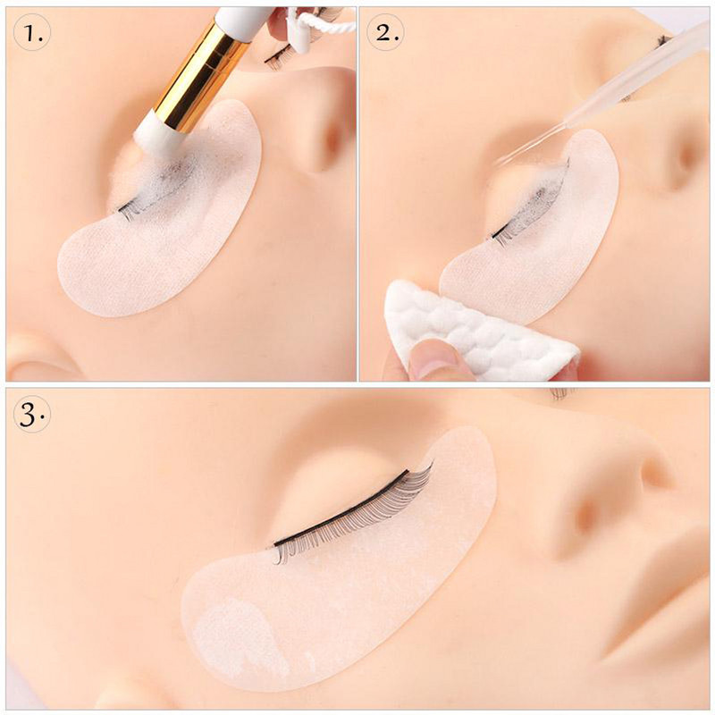 Комплект за почистване на премахване на мигли Eye Lash Clean Brush Бутилка за измиване Апликатор за вежди Многократна употреба Диск за грим от микрофибър Инструменти