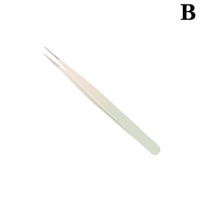 Ripsmepintsetid jäälill Antistaatilised roostevabast terasest ülikõvad pintsetid pookimine ripsmepikendustarvikud Kulmude meigivahendid