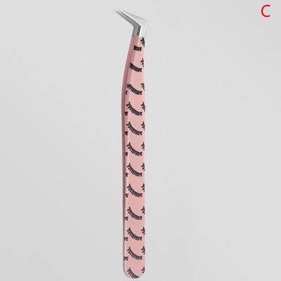 Ripsmepintsetid jäälill Antistaatilised roostevabast terasest ülikõvad pintsetid pookimine ripsmepikendustarvikud Kulmude meigivahendid