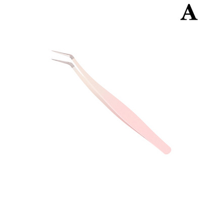 Ripsmepintsetid jäälill Antistaatilised roostevabast terasest ülikõvad pintsetid pookimine ripsmepikendustarvikud Kulmude meigivahendid