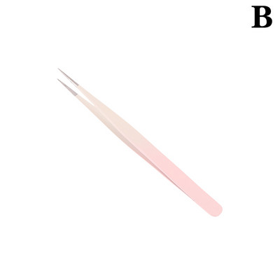 Ripsmepintsetid jäälill Antistaatilised roostevabast terasest ülikõvad pintsetid pookimine ripsmepikendustarvikud Kulmude meigivahendid
