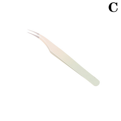 Ripsmepintsetid jäälill Antistaatilised roostevabast terasest ülikõvad pintsetid pookimine ripsmepikendustarvikud Kulmude meigivahendid