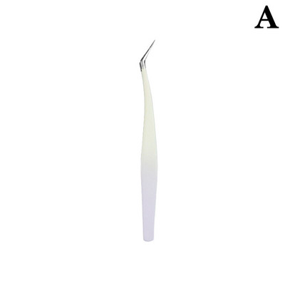 Ripsmepintsetid jäälill Antistaatilised roostevabast terasest ülikõvad pintsetid pookimine ripsmepikendustarvikud Kulmude meigivahendid