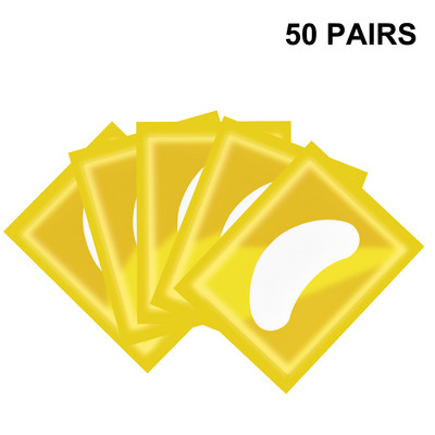 50 pāri skropstu pieaudzēšanas plāksteris, hidrogēla plāksteri, grima skropstu pieaudzēšana zem acīm.